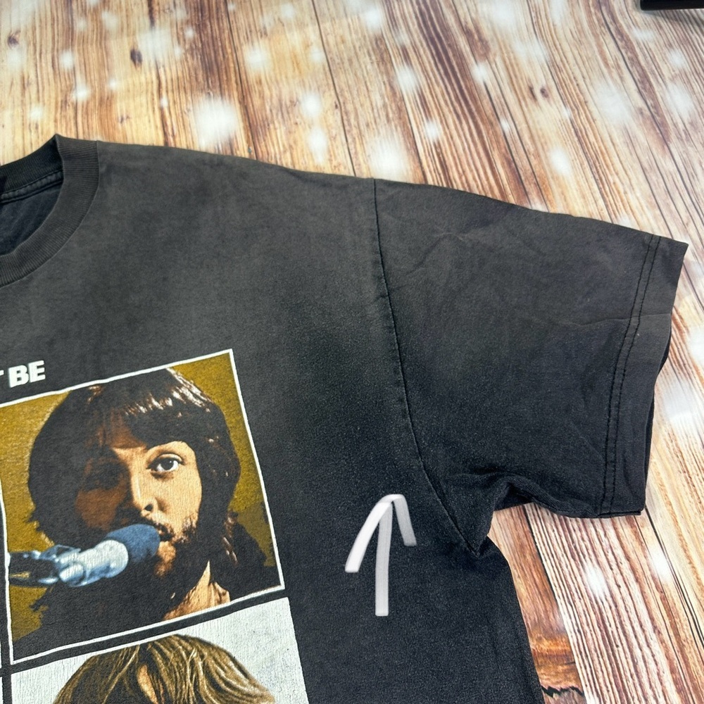 Vintage The Beatles Let It Be T-Shirt Size Xl Apple C… - Gem